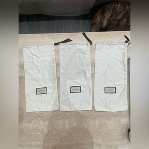 Gucci Dust bags. Set of 3, use for shoes, bags, clothes, travel, etc.